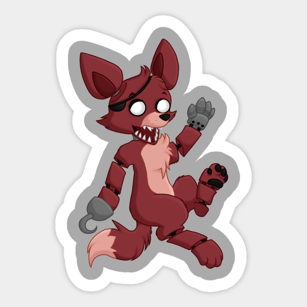 Foxy Sticker by xEnchantedNightx